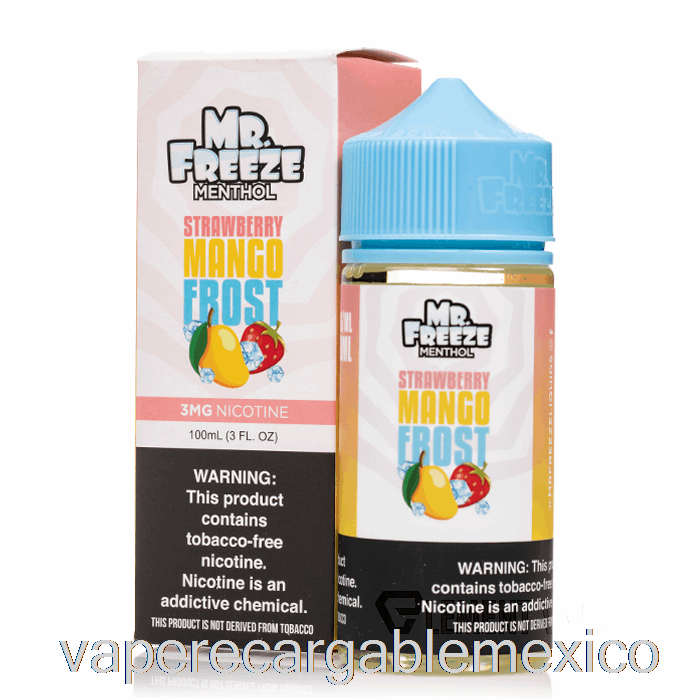 Vape Recargable Fresa Mango Frost - Mr Frozen - 100ml 6mg